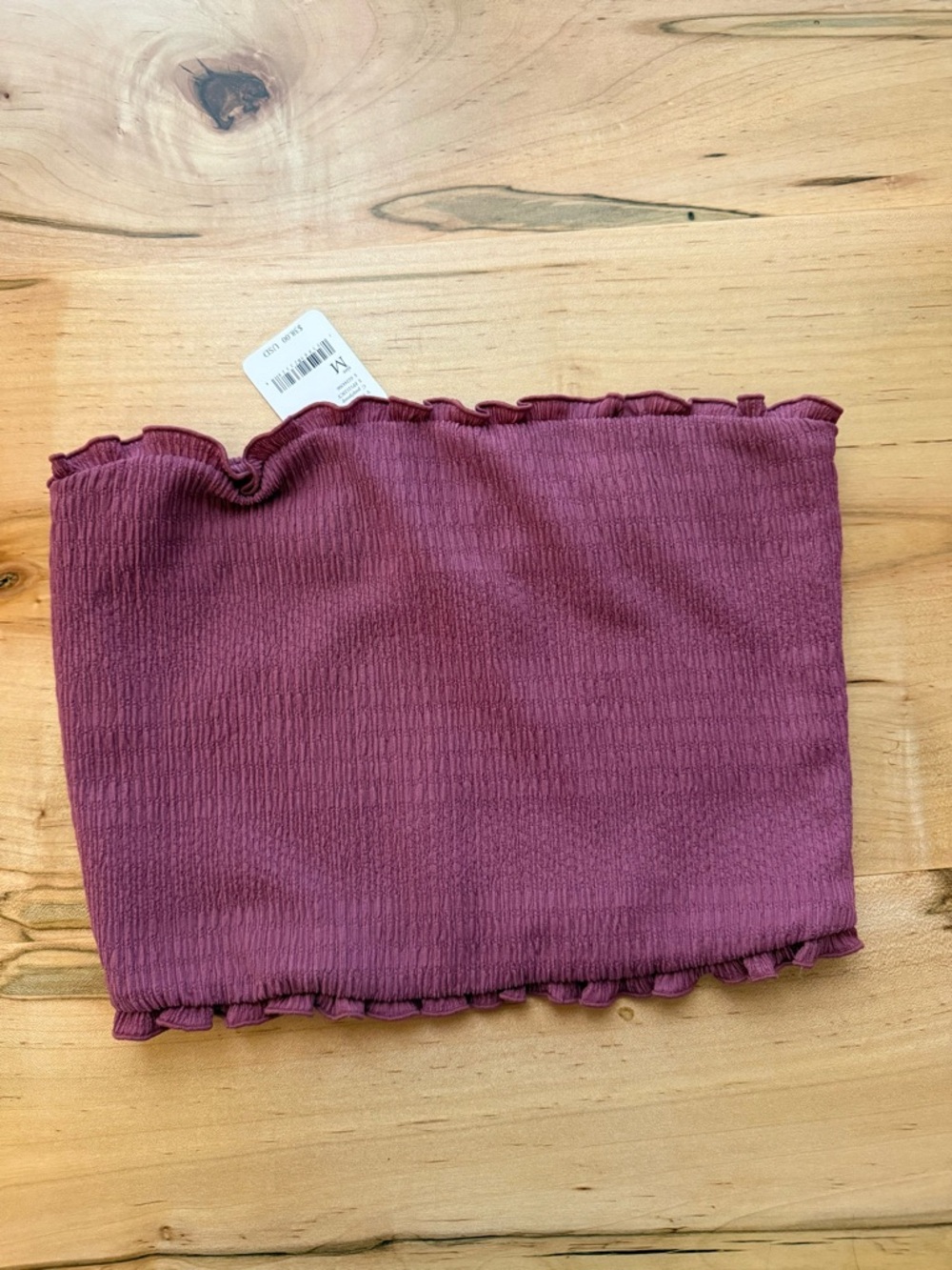 Free People Women’s Ribbed Tube Top - Mauve Pink